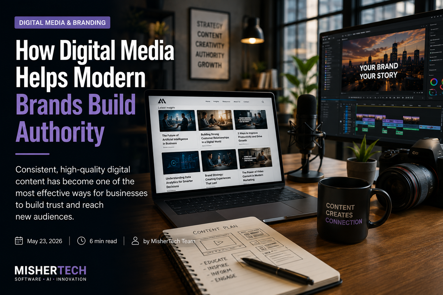How Digital Media Helps Modern Brands Build Authority